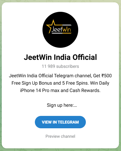 Contact Jeetwin Support Telegram.(source/ @Jeetwin)