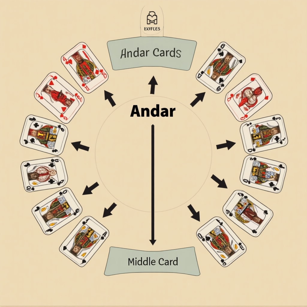 Andar Bahar: Get familiar with the layout. This is where it all starts. (source: ImagineArt)