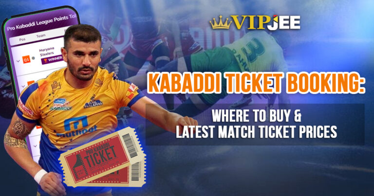 Kabaddi Ticket Booking: Where to Buy & Latest Match Ticket Prices