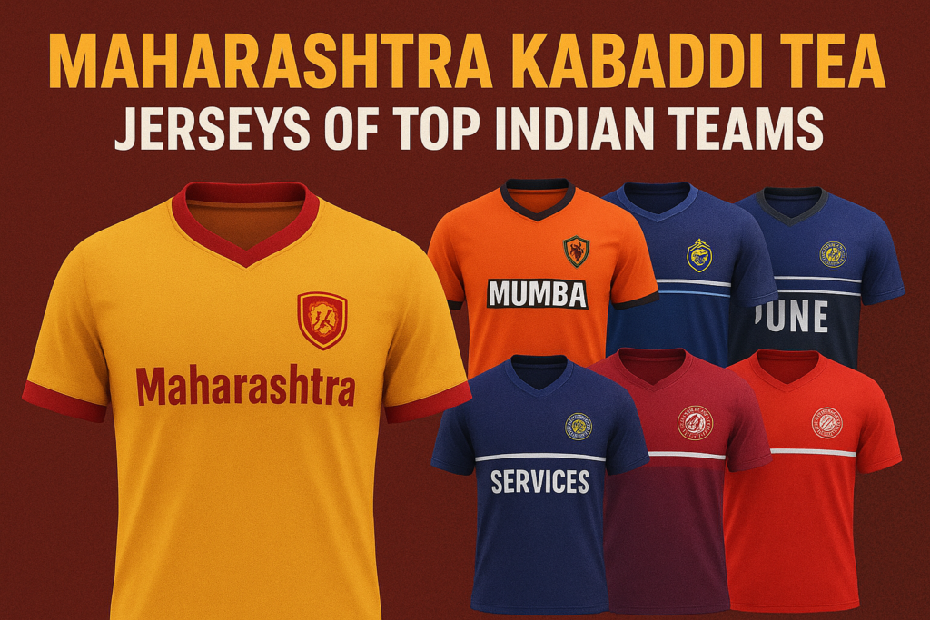 Maharashtra Kabaddi Team Kit: Jerseys of Top Indian Teams