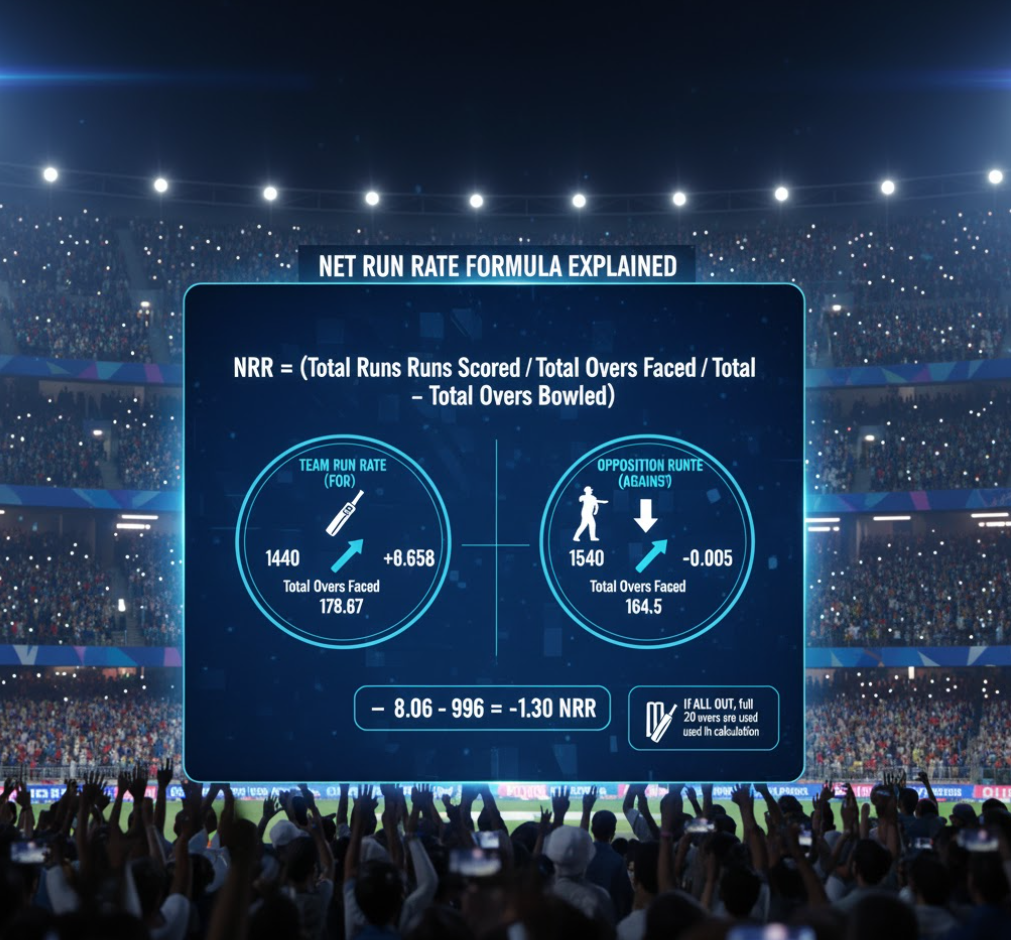 how net run rate is calculated​