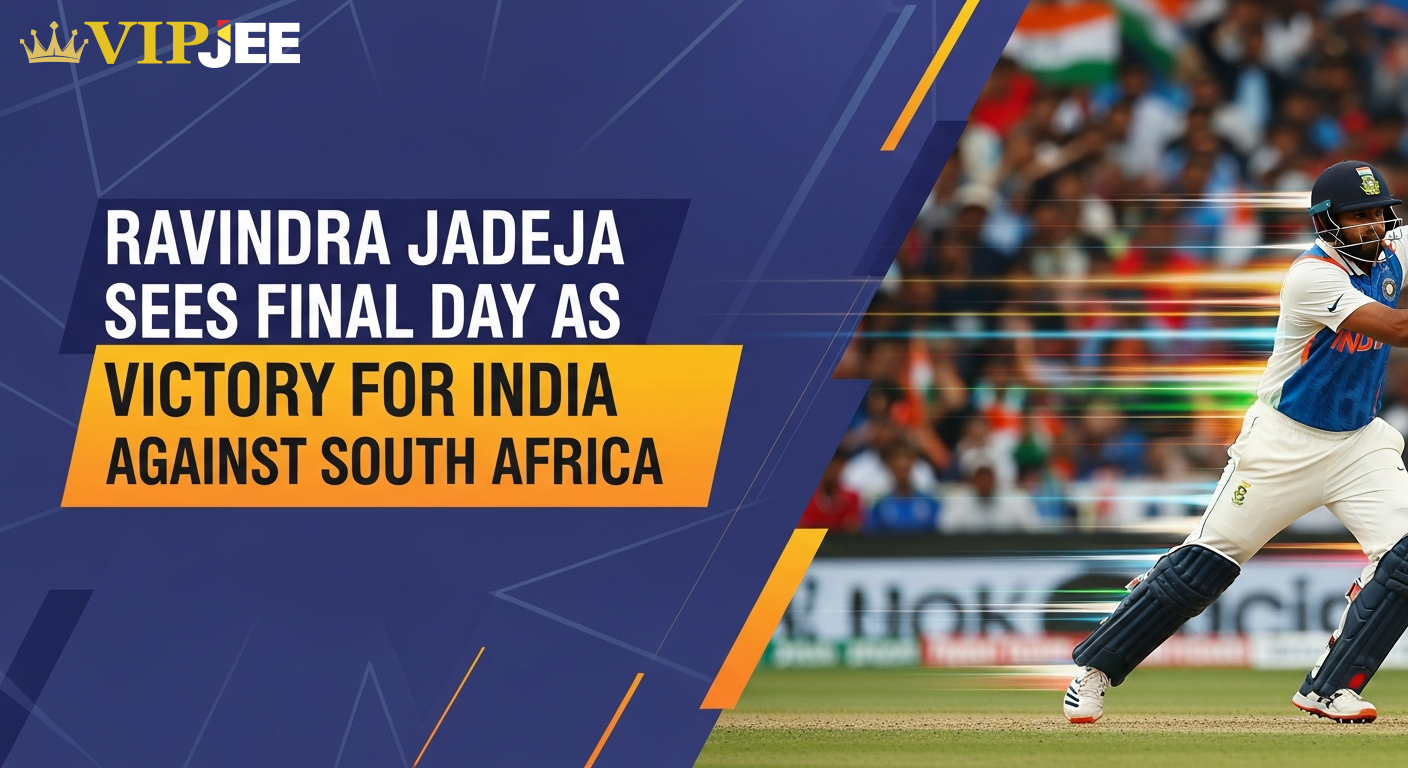 Ravindra Jadeja Sees Final Day as Victory for India Against South Africa