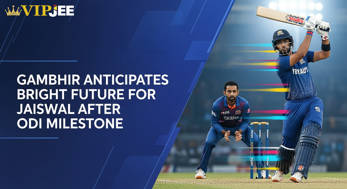 Gambhir Anticipates Bright Future for Jaiswal After ODI Milestone