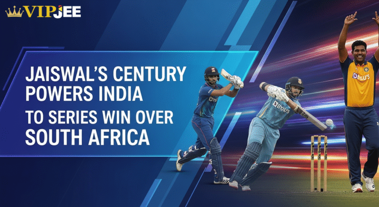 Jaiswal's Century Powers India to Series Win Over South Africa