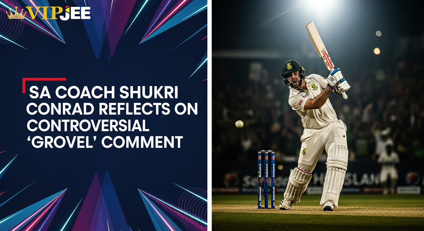 SA Coach Shukri Conrad Reflects on Controversial 'Grovel' Comment