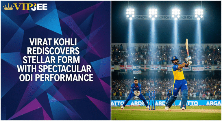Virat Kohli Rediscovers Stellar Form with Spectacular ODI Performance