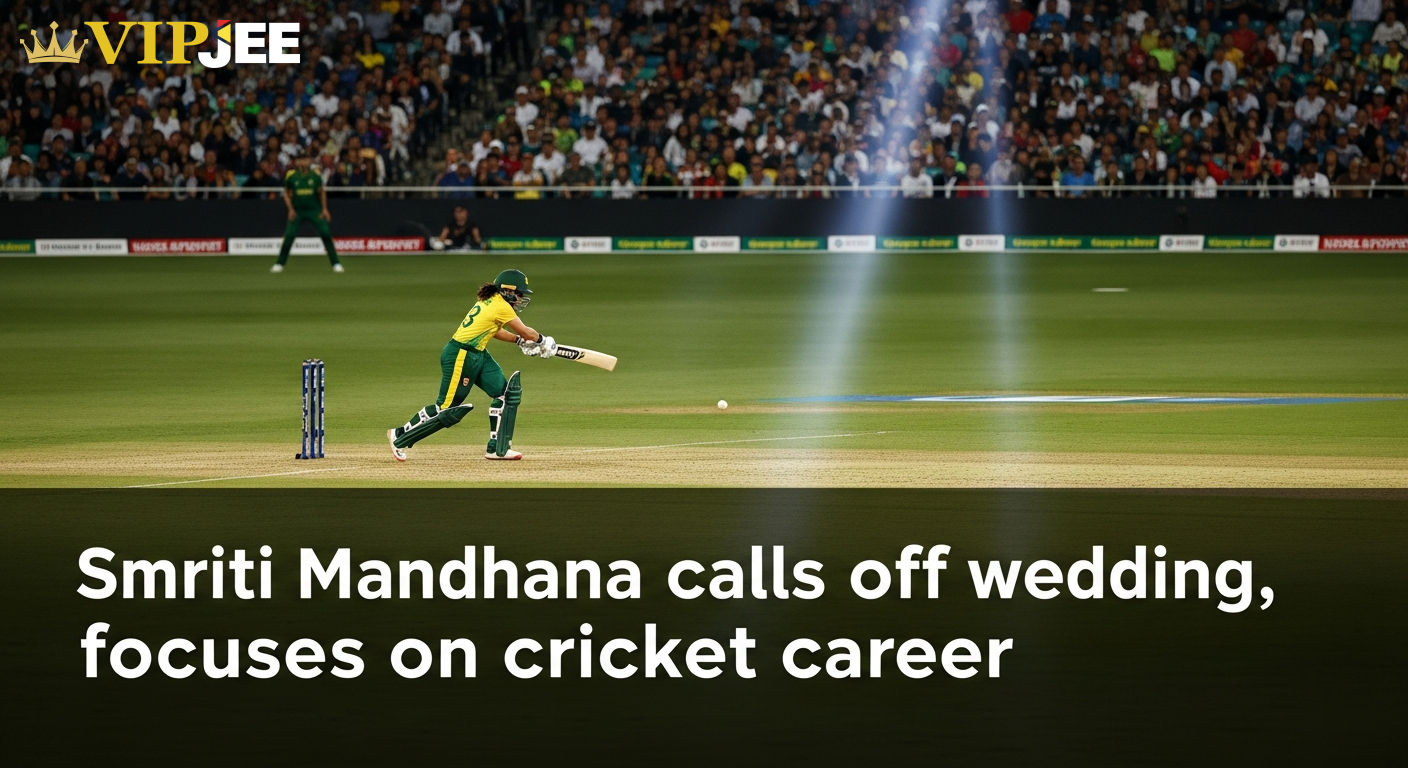 Smriti Mandhana calls off wedding, focuses on cricket career