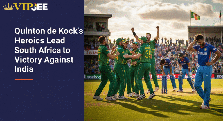 Quinton de Kock's Heroics Lead South Africa to Victory Against India