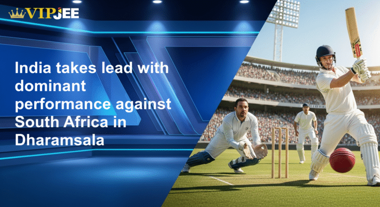 India takes lead with dominant performance against South Africa in Dharamsala