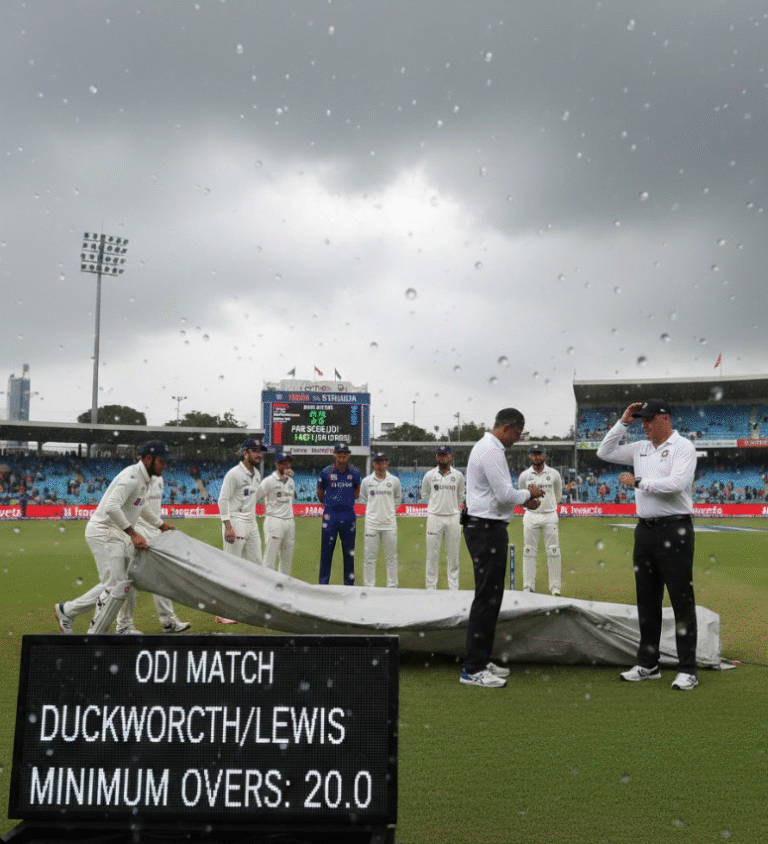 minimum overs for dls in odi