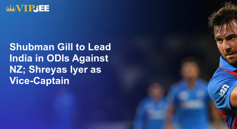 Shubman Gill to Lead India in ODIs Against NZ; Shreyas Iyer as Vice-Captain