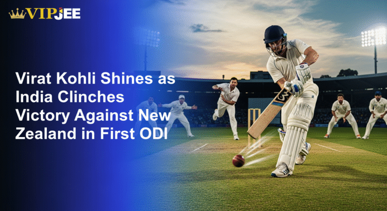 Virat Kohli Shines as India Clinches Victory Against New Zealand in First ODI