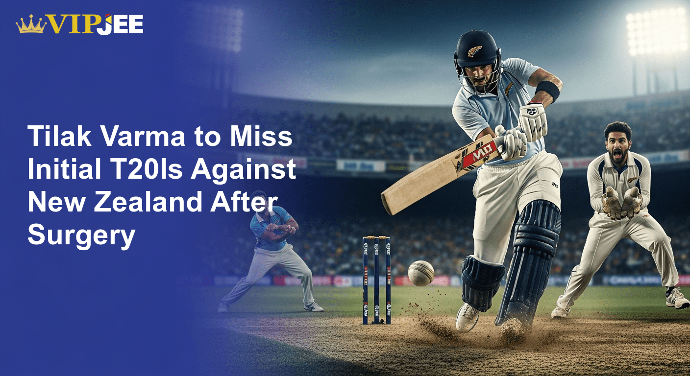 Tilak Varma to Miss Initial T20Is Against New Zealand After Surgery