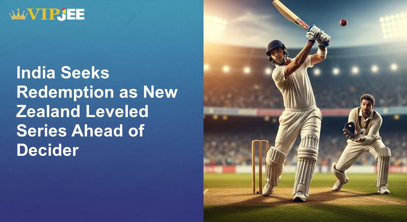 India Seeks Redemption as New Zealand Leveled Series Ahead of Decider