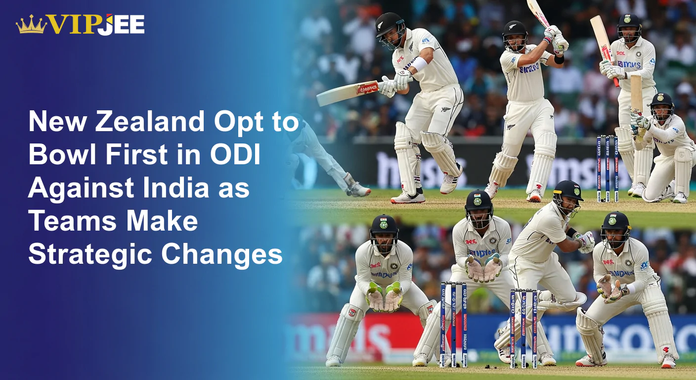 New Zealand Opt to Bowl First in ODI Against India as Teams Make Strategic Changes