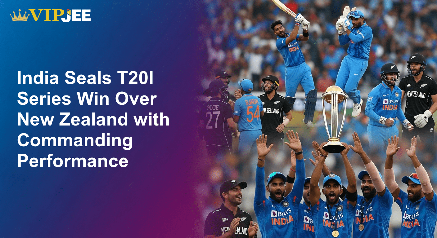 India Seals T20I Series Win Over New Zealand with Commanding Performance