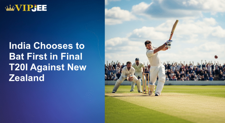 India Chooses to Bat First in Final T20I Against New Zealand