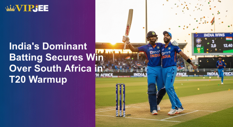 India's Dominant Batting Secures Win Over South Africa in T20 Warm-up