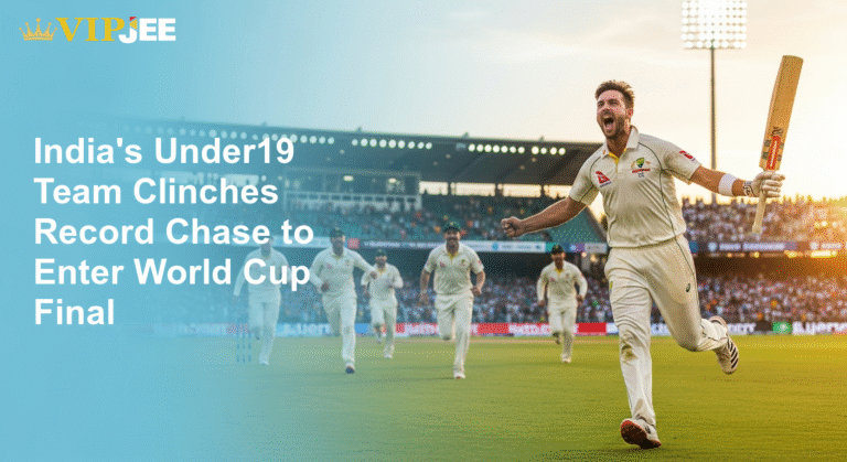 India's Under-19 Team Clinches Record Chase to Enter World Cup Final