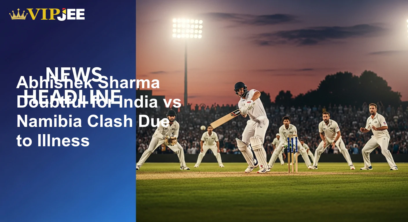 Abhishek Sharma Doubtful for India vs Namibia Clash Due to Illness