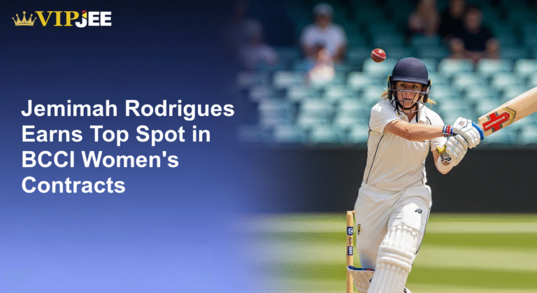 Jemimah Rodrigues Earns Top Spot in BCCI Women's Contracts