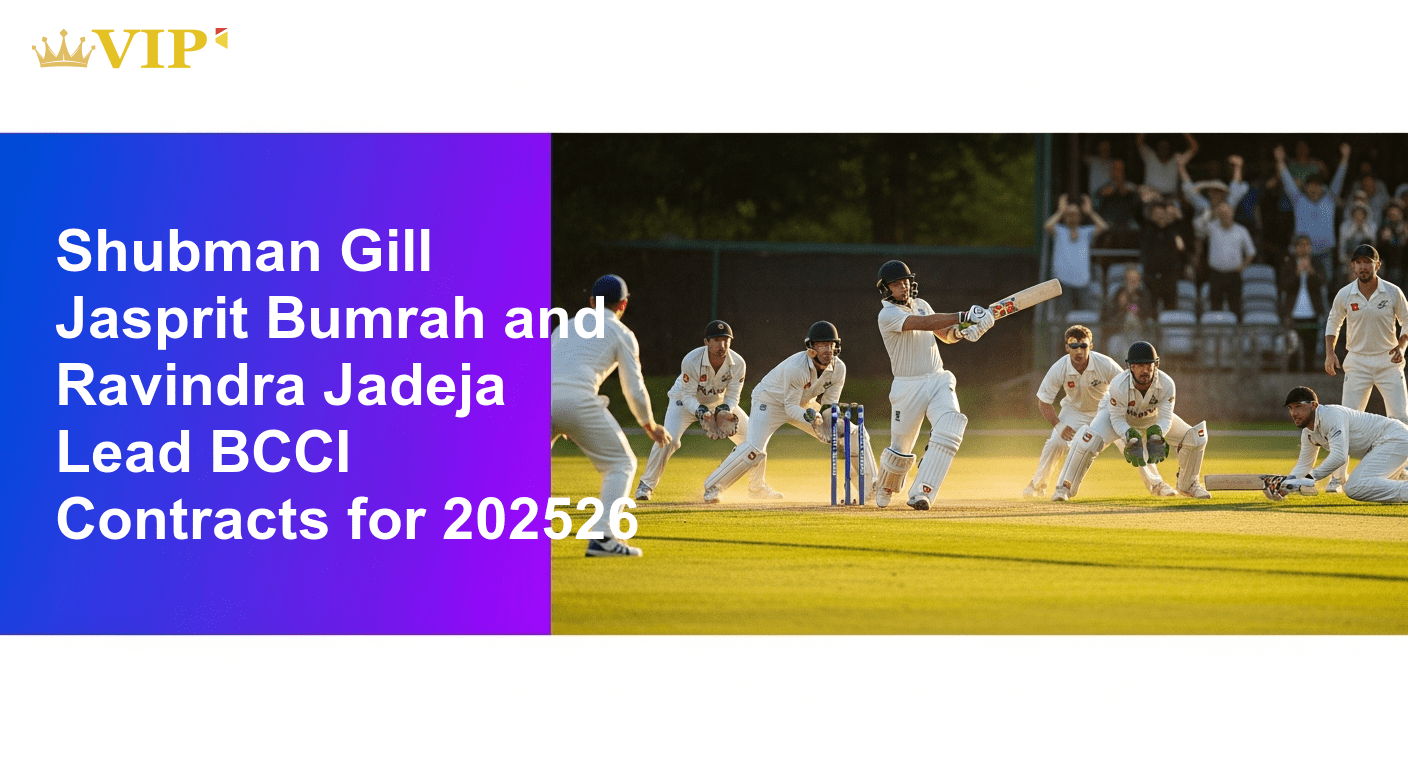 Shubman Gill, Jasprit Bumrah, and Ravindra Jadeja Lead BCCI Contracts for 2025-26
