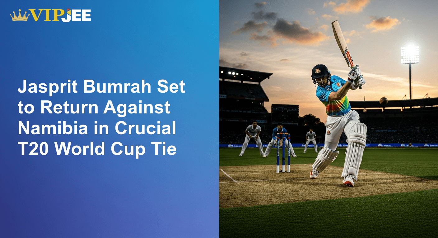 Jasprit Bumrah Set to Return Against Namibia in Crucial T20 World Cup Tie