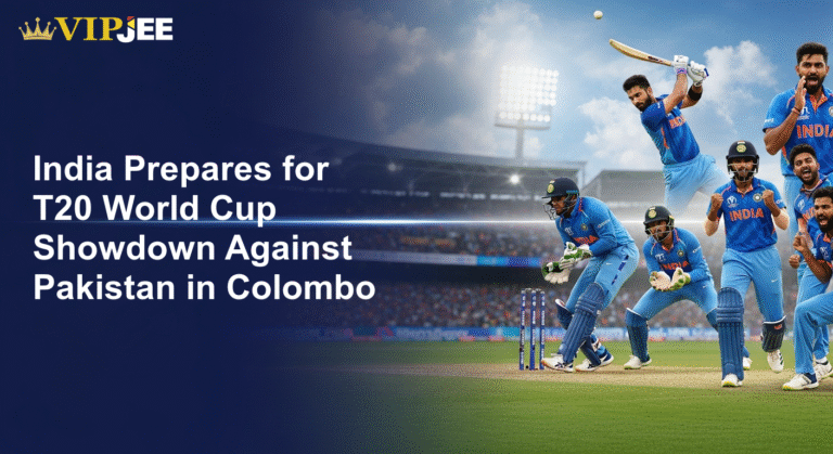 India Prepares for T20 World Cup Showdown Against Pakistan in Colombo