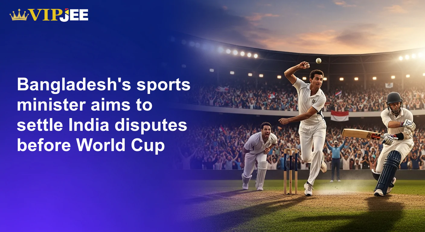 Bangladesh's sports minister aims to settle India disputes before World Cup