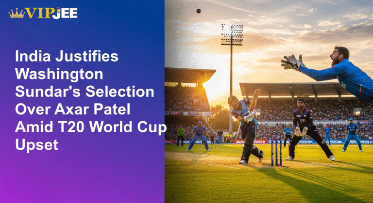 India Justifies Washington Sundar's Selection Over Axar Patel Amid T20 World Cup Upset